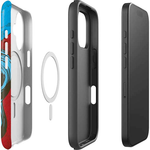 DC Comics Wonder Woman Vintage Profile iPhone 16 Plus Magsafe Impact Case